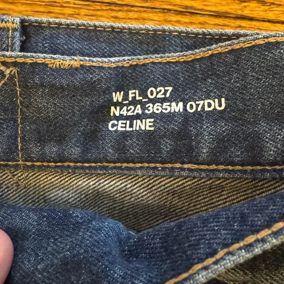 Celine Indigo Flare Jeans - Picture 3 of 6